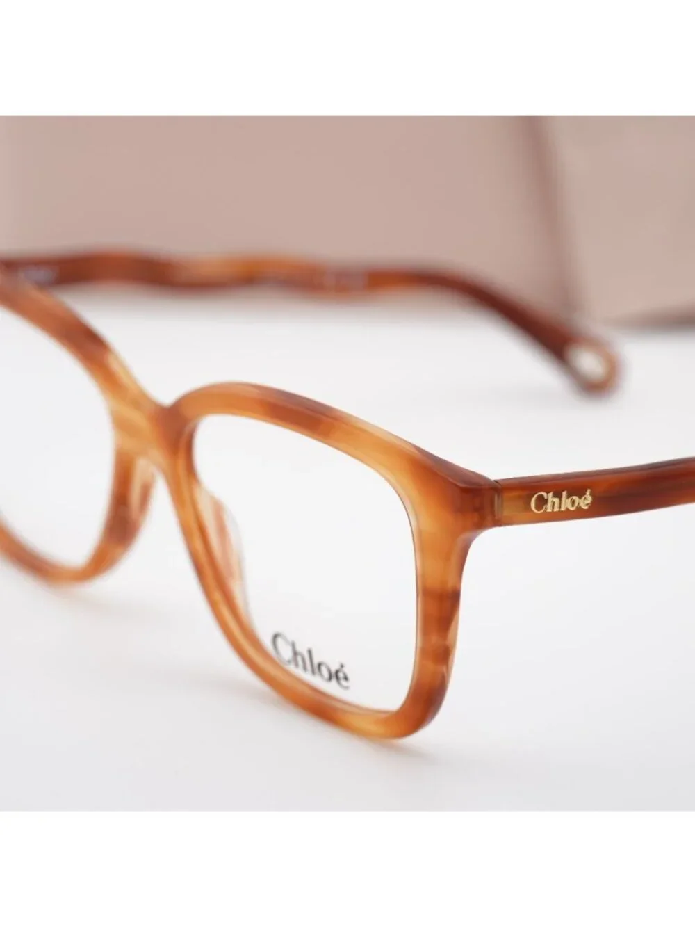 Chloe CH0090O 006 Square Eyeglasses 52mm - Havana